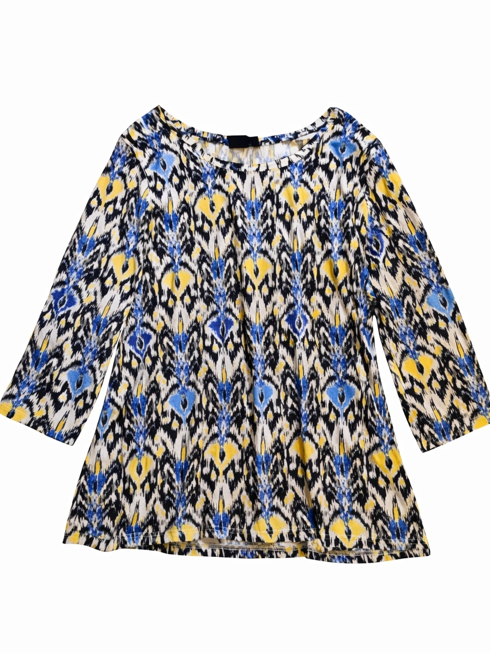 Rafaella XL Ikat Print Tunic Top